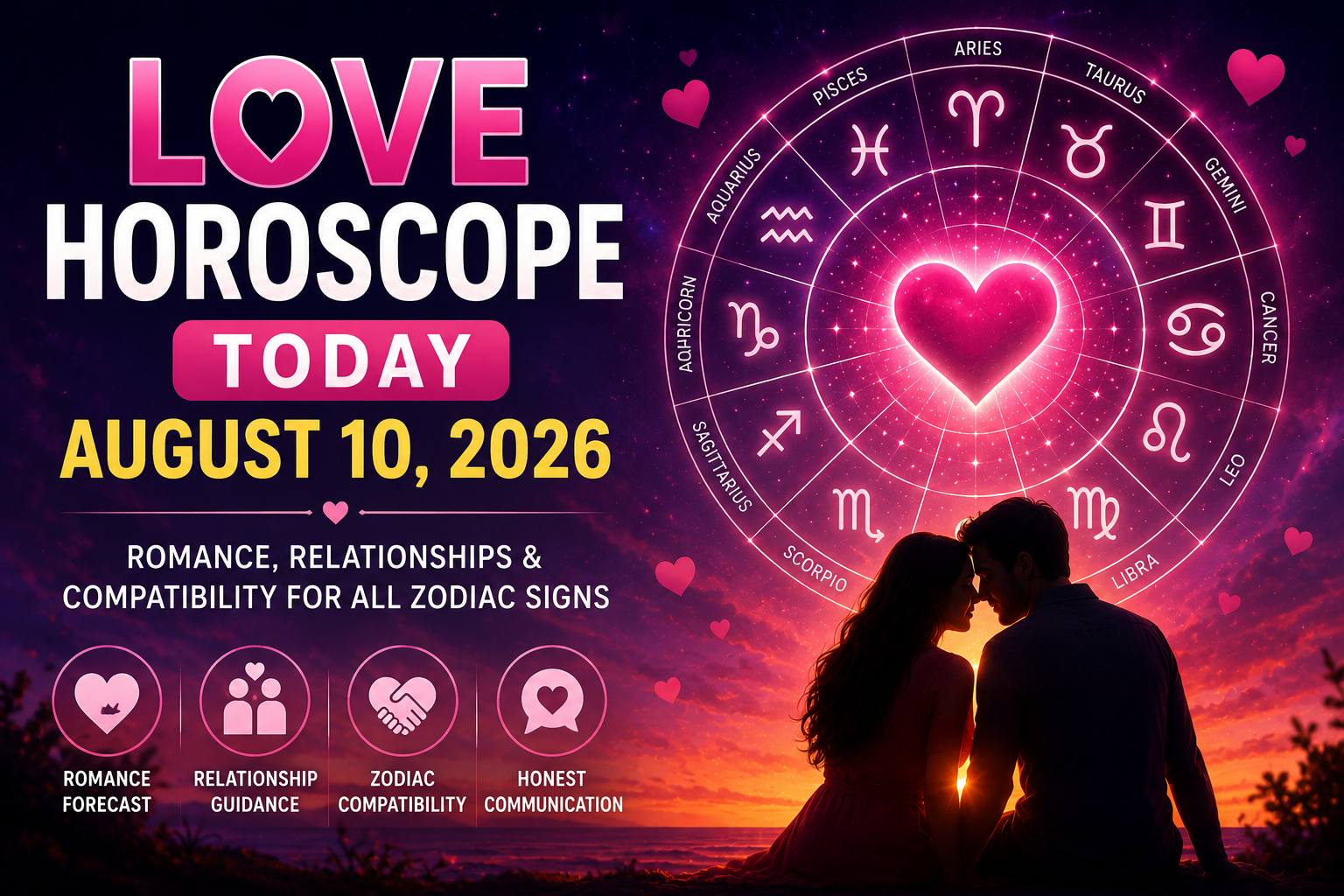 Love Horoscope Today, August 10, 2026